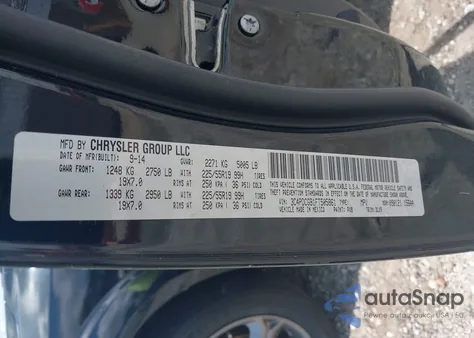 2015 Dodge Journey Crossroad z USA, uszkodzony, nr VIN 3C4PDCGB1FT505861